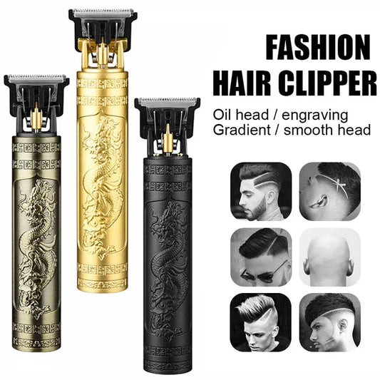 Vintage Hair Clipper T9 Hair Cutting Machine USB Fast Charging Shaver Barber Cordless Hair Trimmer For Men's Barbe Beauty World Shop