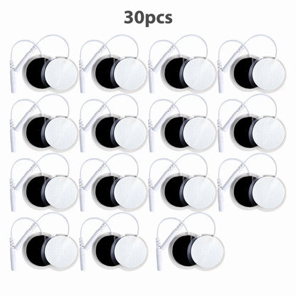 32mmNon-woven Fabric Self Adhesive Replacement Massage Patch Tens EMS Electrodes Pads for Muscle Electrostimulator Body Massager Beauty World Shop