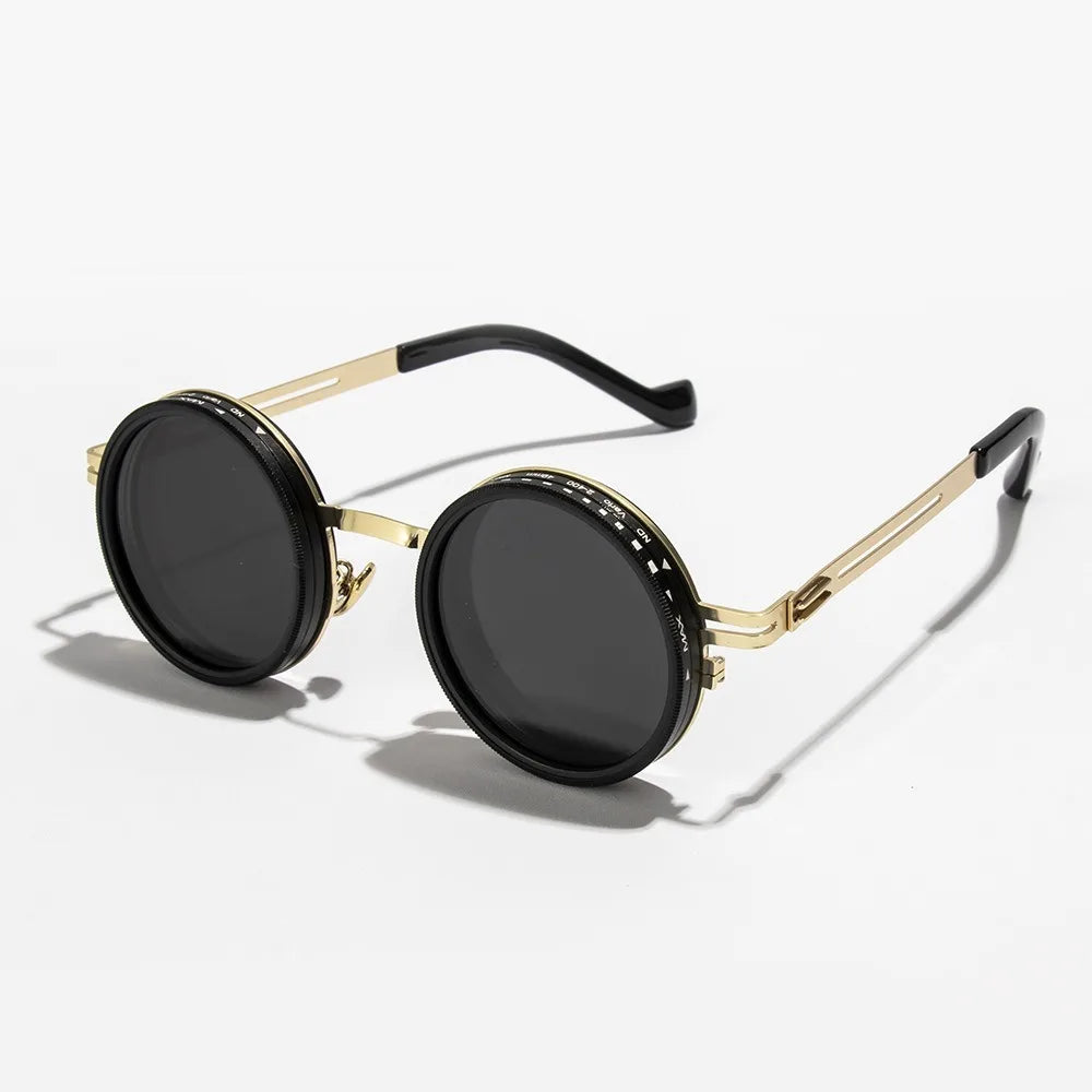 New ND2-400 Adjustable Dimming Glasses 9 Level ND Filter Fishing Sunglasses UV400 With Glasse Case Sunglasses Outdoor Beauty World Shop