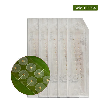 100/200pcs Clear Ear Point Stickers Ear Pressure Stick Acupuncture Magnetic Beads Auricular Ear Stickers Massage Ear Stickers Beauty World Shop