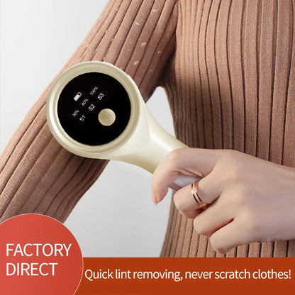 Lint Remover for Clothing Electric Pellet Fluff Remover Rechargeable Portable Fabric HairBall Shaver Removes Lint from Clothes Beauty World Shop
