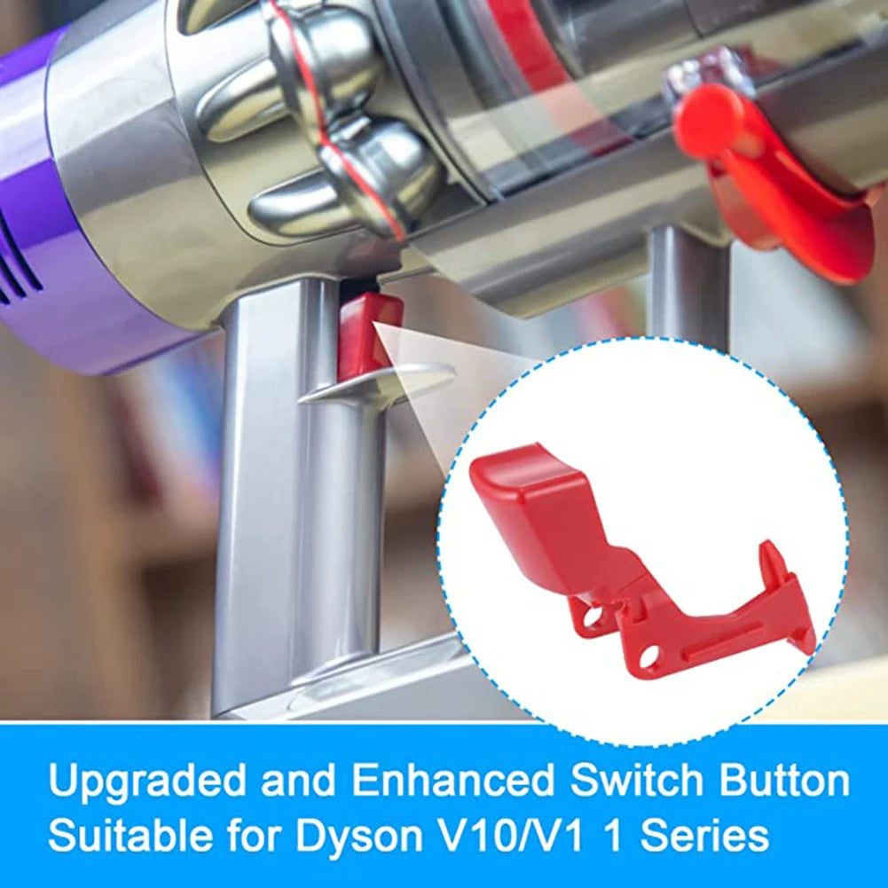 For Dyson V10/V11 Replacement Red Trigger Switch Button Upgraded Replacement Trigger Button With 3Pcs Screwdrivers Beauty World Shop