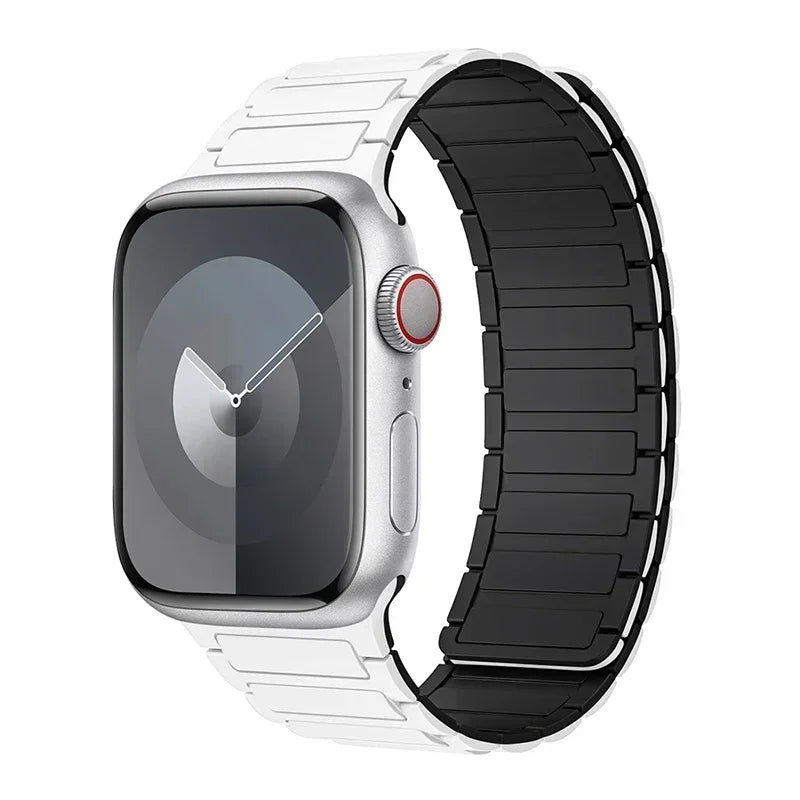 Magnetic Loop for Apple Watch Bands 44mm 40mm 49mm 45mm 41mm 38mm Silicone Bracelet iWatch Series 9 8 7 6 5 4 3 Se ultra 2 strap Beauty World Shop