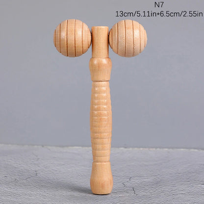 Wooden Massage Roller Portable Massage Tools For Face Neck Muscle Relax Head Foot Massager Stick Body Relaxation Beauty Health Beauty World Shop
