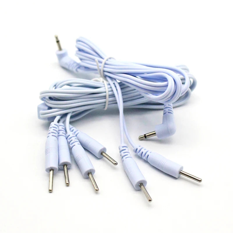 2/4 Pins Head 2.5/3.5mm Plug Type Electrode Cable Line Wire For Tens Acupuncture Electrical Nerve Muscle Stimulator Beauty World Shop