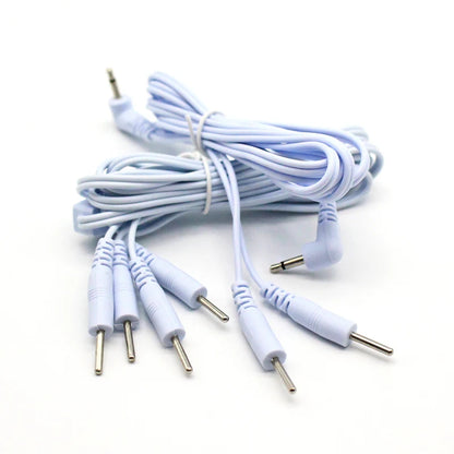 2/4 Pins Head 2.5/3.5mm Plug Type Electrode Cable Line Wire For Tens Acupuncture Electrical Nerve Muscle Stimulator Beauty World Shop