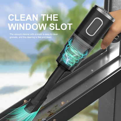 ABS Car Vacuum Cleaner Portable Powerful Wireless Vacuum Cleaner Home Carpet Cleaner Home Appliance Mini Cleaning Machine Beauty World Shop