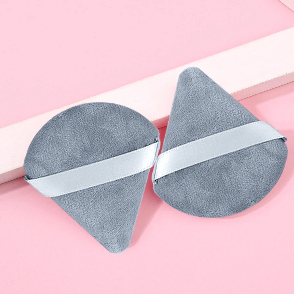 2Pcs/100Pcs  Triangle Powder Puff For Loose Powder Liquid Cosmetic Soft Plush Powder Puff Makeup Foundation Puff Makeup Tool Beauty World Shop