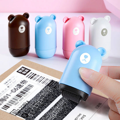 Theft Protection Roller Stamp for Privacy Confidential Data Guard Your Security Stamp Roller Privacy Seal Roller Theft Protect Beauty World Shop