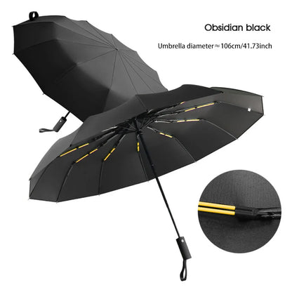 Reinforced 24-Bone Umbrella, Men's Business Strong And Durable Wind-resistant Umbrella, Anti-UV Sunscreen Umbrella Women's Sunny Beauty World Shop