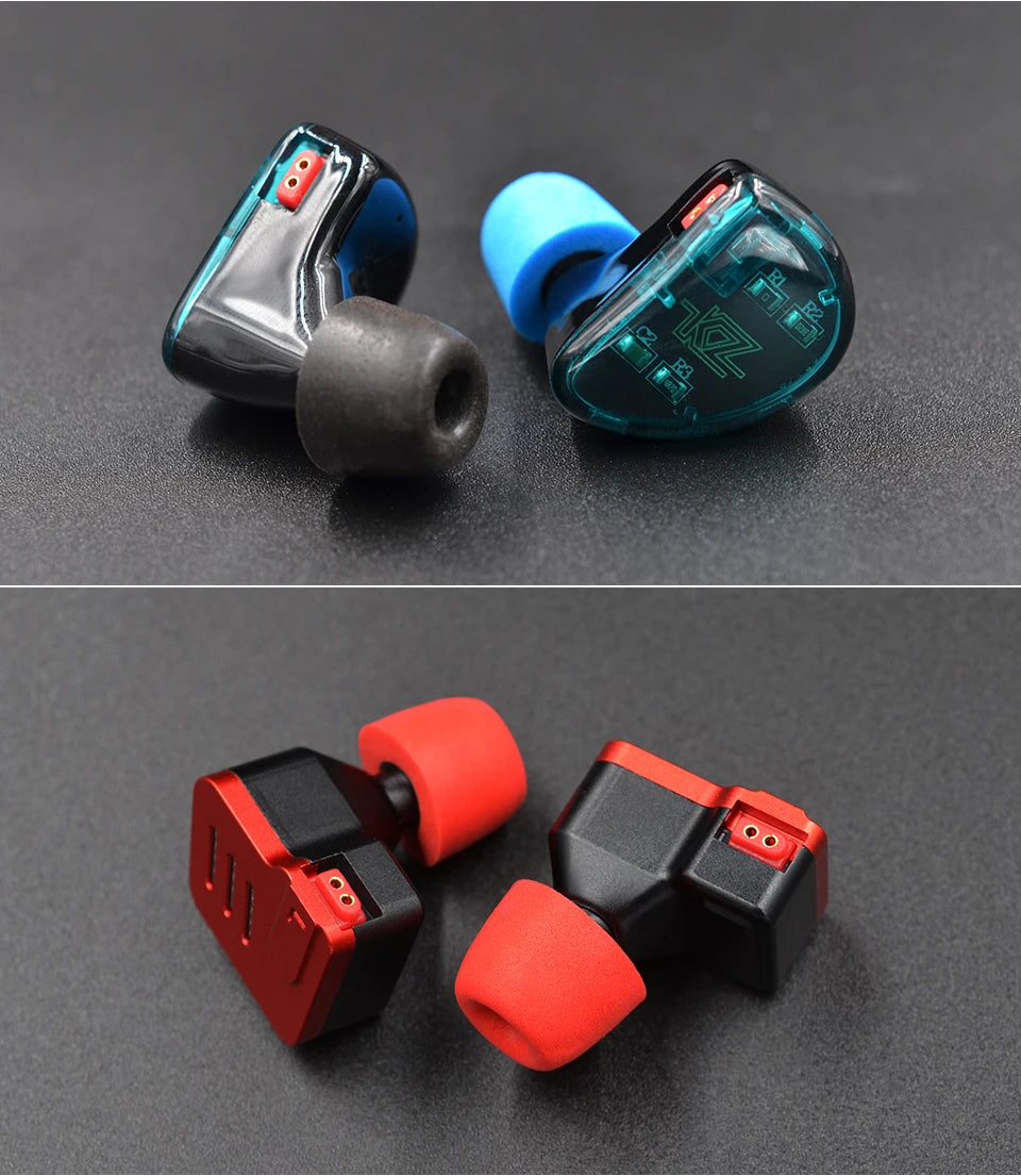 KZ 3Pair(6pcs) Noise Isolating Comfortble Memory Foam Ear Tips Ear Pads Earbuds For In Earphone For KZ Headphones ZSX EDXPro PR3