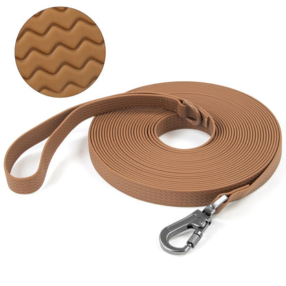 1.8M 3M 5M 10M  PVC Dog Leash large dog Medium non-slip Waterproof and easy to clean running dog training Leash long strong Beauty World Shop