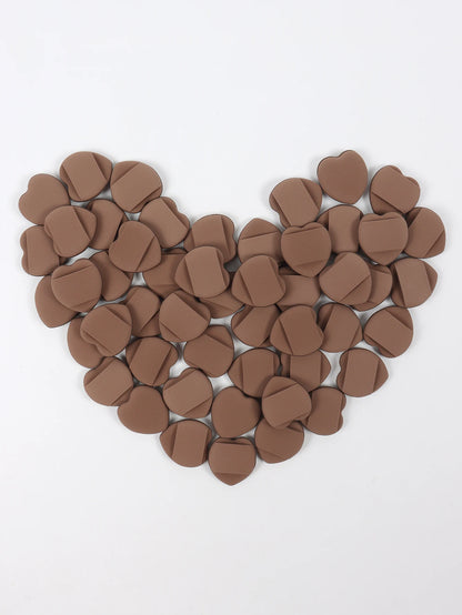 50 Mini Finger Cushions Air Cushion Powder Puff, Latex Free Mixed Sponge and Cosmetic Puff Is Used for Liquid Foundation Make- Beauty World Shop