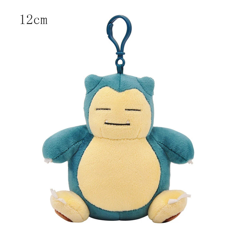 Pikachu Plush Keychain Cartoon Toys Charmander Psyduck Squirtle Snorlax  Doll Kids Kawai Toy Gift 12Cm Beauty World Shop