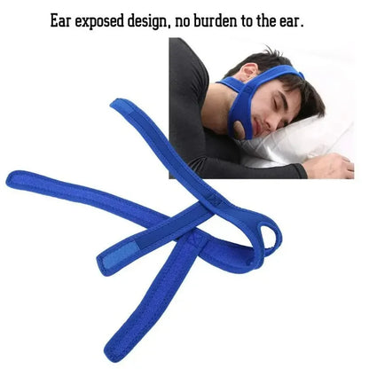New Neoprene Anti Snore Stop Snoring Chin Strap Belt Anti Apnea Jaw Solution Sleep Support Apnea Belt Adjustable Sleep Care Tool Beauty World Shop