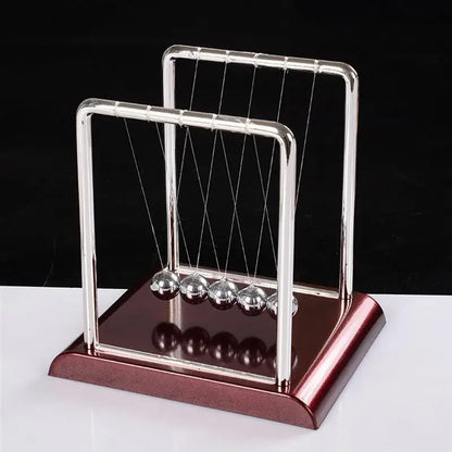 Newton Cradle Balance Steel Balls Perpetual Motion Collision Ball School Teaching Physics Science Pendulum Toy Home Decoration Beauty World Shop