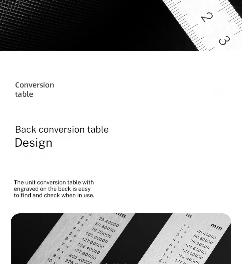 Deli Stainless Steel Ruler for Students And Woodworkers Straight Edge Measuring Tool for Drawing And Drafting 15/20/30/50cm Beauty World Shop