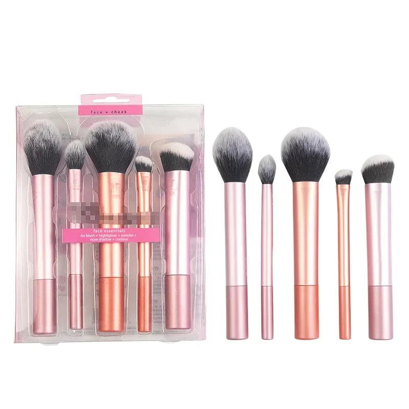 Popular Full Set of Makeup Brush Set Powder Blusher Brush Halo Dye Brush Eye Shadow Brush Beauty Egg Beauty World Shop