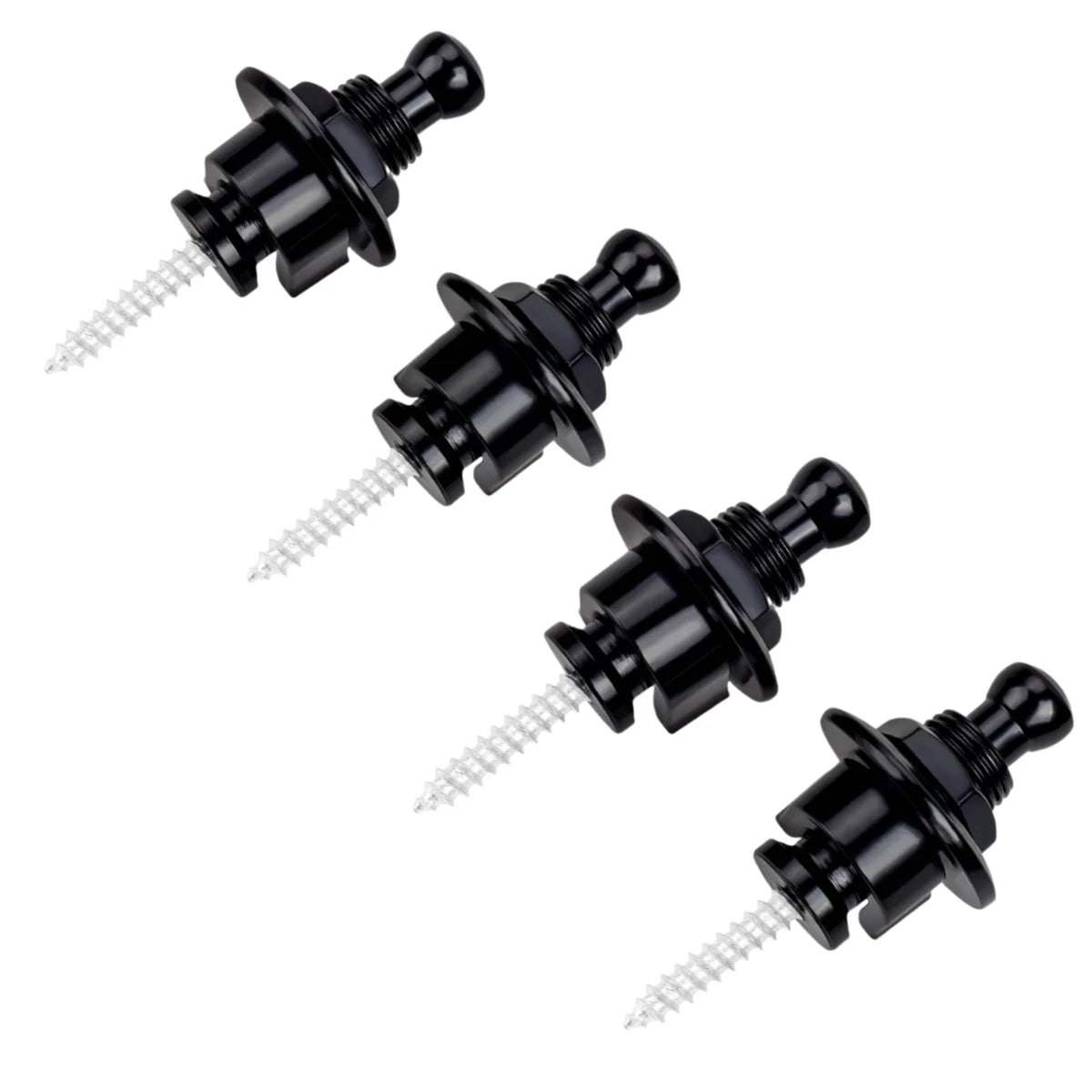 Guitar Strap Buttons Pins 1/2PCS 3 Color For Choose Premium Guitar Strap Locks Metal Security Strap Buttons Metal End Pins Beauty World Shop