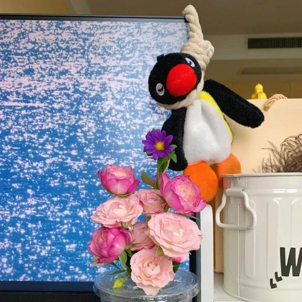 16cm Lovely Penguin Plush Keychain Cute Penguin Doll Backpack Pendant Creative Animal Doll Keychain Girls Women Bag Accessories Beauty Trend Shop