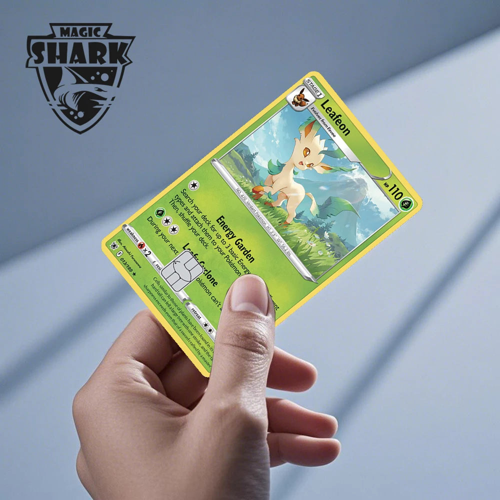 2025 New Pokemons Charizard Blastoise Bulbasaur Eevee Metwo Sticker Film Skin Cover for Credit Debit Card Beauty World Shop