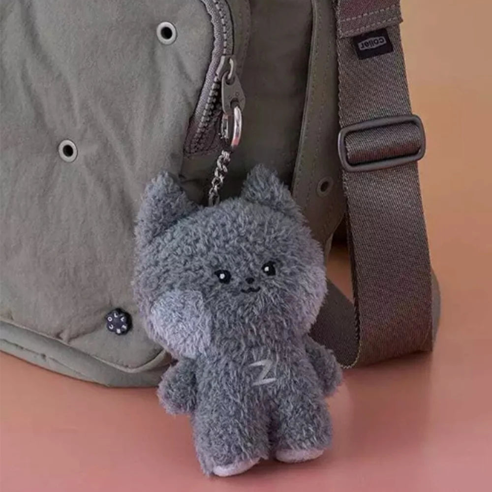 Kpop ZB1 Doll Keychain 12CM Zeroni Cartoon Cute Plush Doll Pendant Bag Accessories Key Ring ZhangHao HanBin Ricky Fans Gift Beauty World Shop