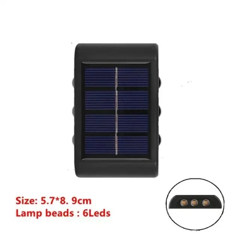 Solar LED Outdoor Light Solar Lighting Sensor Lamp Streetlights Exterior Garden Decoration Garland Waterproof Solar Wall Light Beauty World Shop