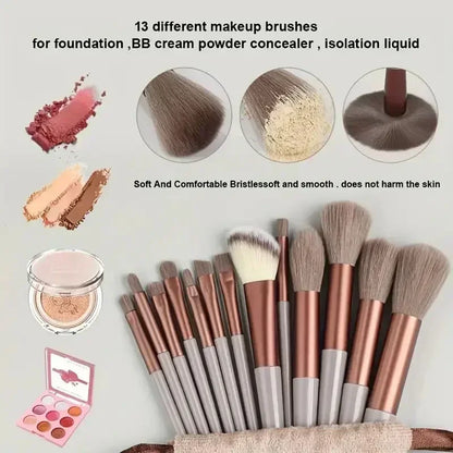 Makeup Brush Set Soft Fluffy Professiona Cosmetic Foundation Powder Eyeshadow Kabuki Blending Make Up Brush Beauty Tool Makeup Beauty Fashion