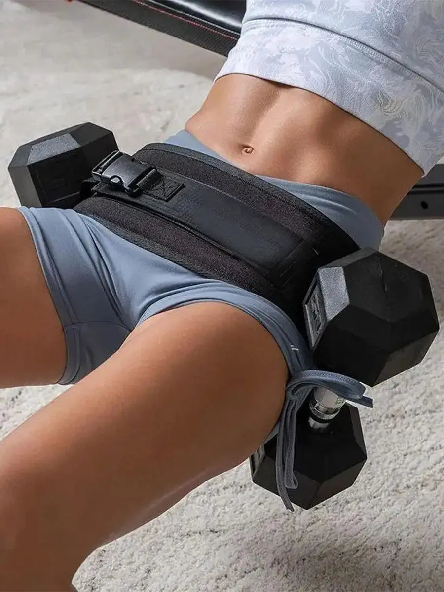 Adjustable Weighted Waist Belt, for Home Workouts, Dumbbell Training & Hip Shaping, Home Gym Fitness Equipment Beauty World Shop