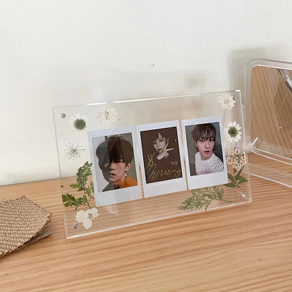 1 Pc Transparent Photo Frame Acrylic Magnetic Display Frame Poster Display Stand 3/5mm For Room Desk Home Decoration Beauty World Shop