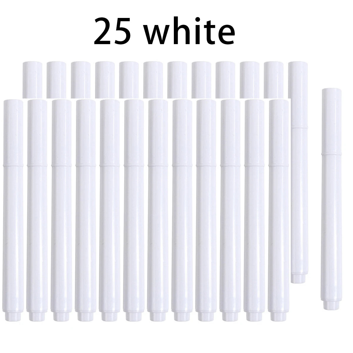 Liquid Chalk Erasable Pen 3-100Pcs White Marker for Glass Windows Blackboard Chalkboard Whiteboard Marker Drawing Chalk Pens Beauty World Shop