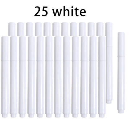 Liquid Chalk Erasable Pen 3-100Pcs White Marker for Glass Windows Blackboard Chalkboard Whiteboard Marker Drawing Chalk Pens Beauty World Shop