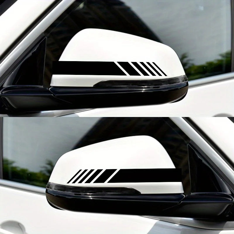 JDM Reflective Car Stickers - Classic Stripes Vinyl Decals, Self-Adhesive for Easy Install - Fit Any Car Body - Waterproof, 4pcs Beauty World Shop