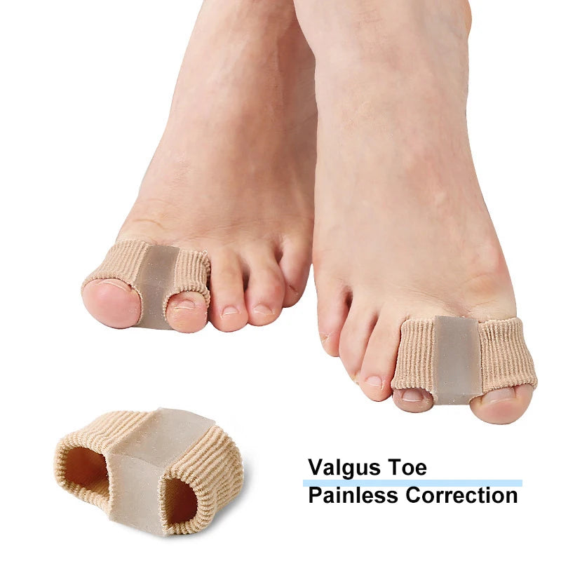 Toe Separator Silicone Pedicure Tools Bones Orthopedics Bunion Corrector Gel Insoles For Shoes (1/2/4pcs) Beauty World Shop