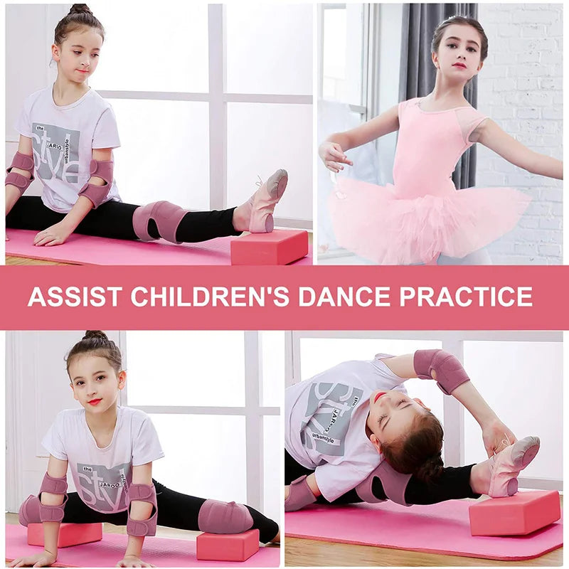 1pc High Density Yoga Foam Blocks Non-slip Solid Color Yoga Balance Fitness Dance Supplies For Yoga Pilates And Meditation Beauty World Shop