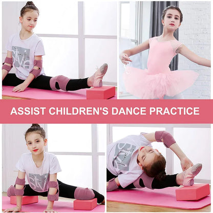1pc High Density Yoga Foam Blocks Non-slip Solid Color Yoga Balance Fitness Dance Supplies For Yoga Pilates And Meditation Beauty World Shop