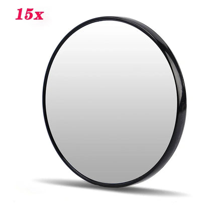 5X/10X/15X Magnifying Mirror with Suction Cup Round Cosmetics Makeup Mirror Shaving Bedroom Compact Magnification Vanity Mirrors Beauty World Shop