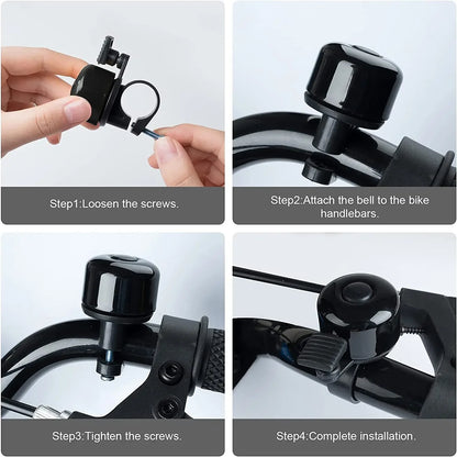 Bicycle Bell Small Size Alloy Mountain Road Bike Horn Sound Alarm For Safety Cycling Handlebar Bicycle Call Accessories Beauty World Shop