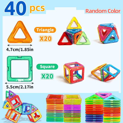 Magnetic Building Blocks DIY Magnets Toys medium size STEM Toys Construction Toys Learning Educational Magnet Toys Beauty World Shop