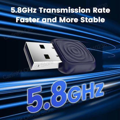 CarlinKit 5.0 Mini Ultra Wireless Adapter Wireless CarPlay Android Auto For OEM Car Plug and Play WiFi Bluetooth Auto Connection Beauty World Shop