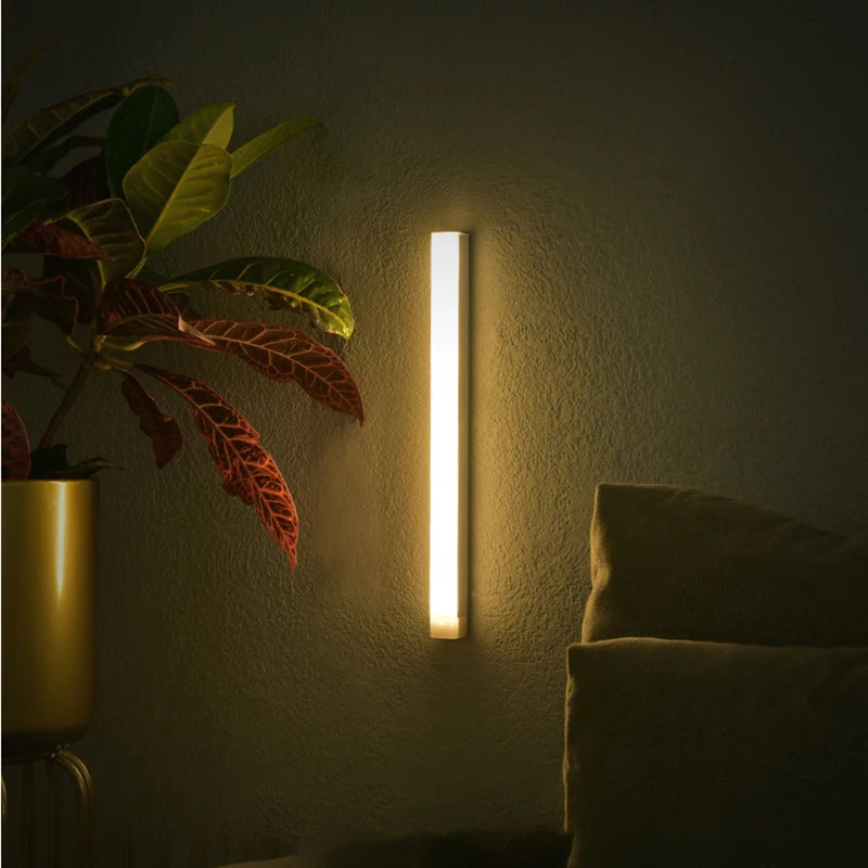 Wireless LED Night Lights Motion Sensor Lights Closet Kitchen Night Lights Bedroom Detector Light Cabinet Staircase Backlit Beauty World Shop
