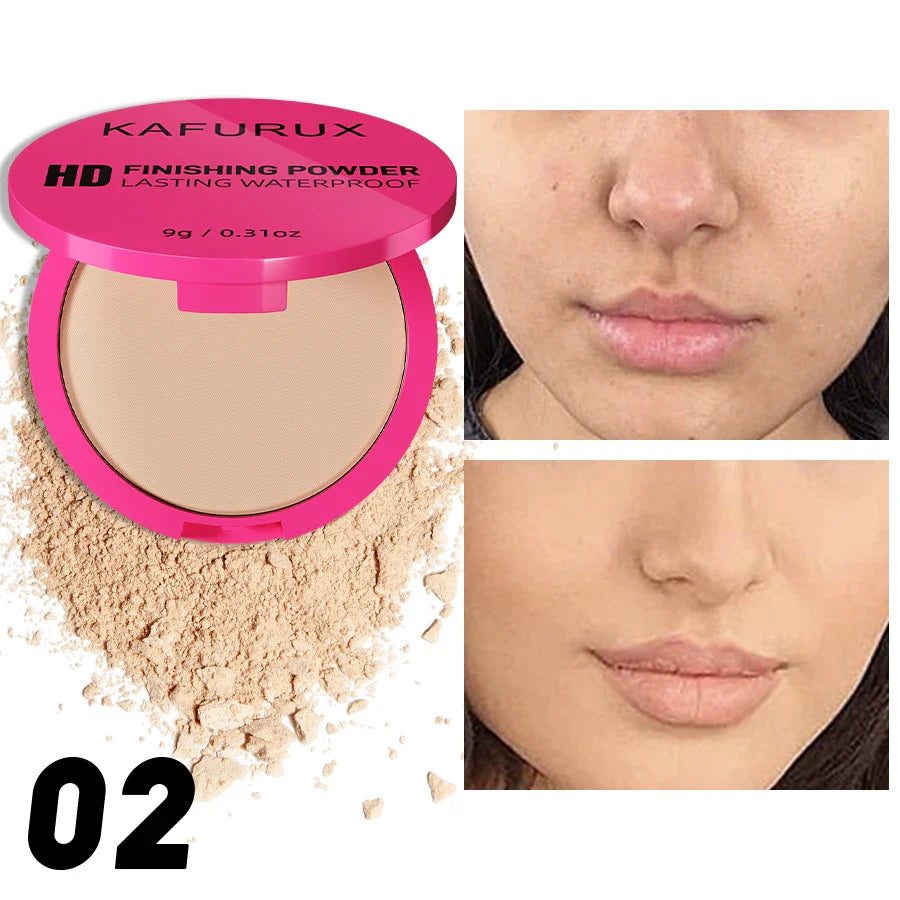 4 Color Oil Control Matte Face Powder Long Lasting Flawless Setting 1PC Powder Face Makeup Full Coverage Pressed Powder Gifts Beauty Trend Shop