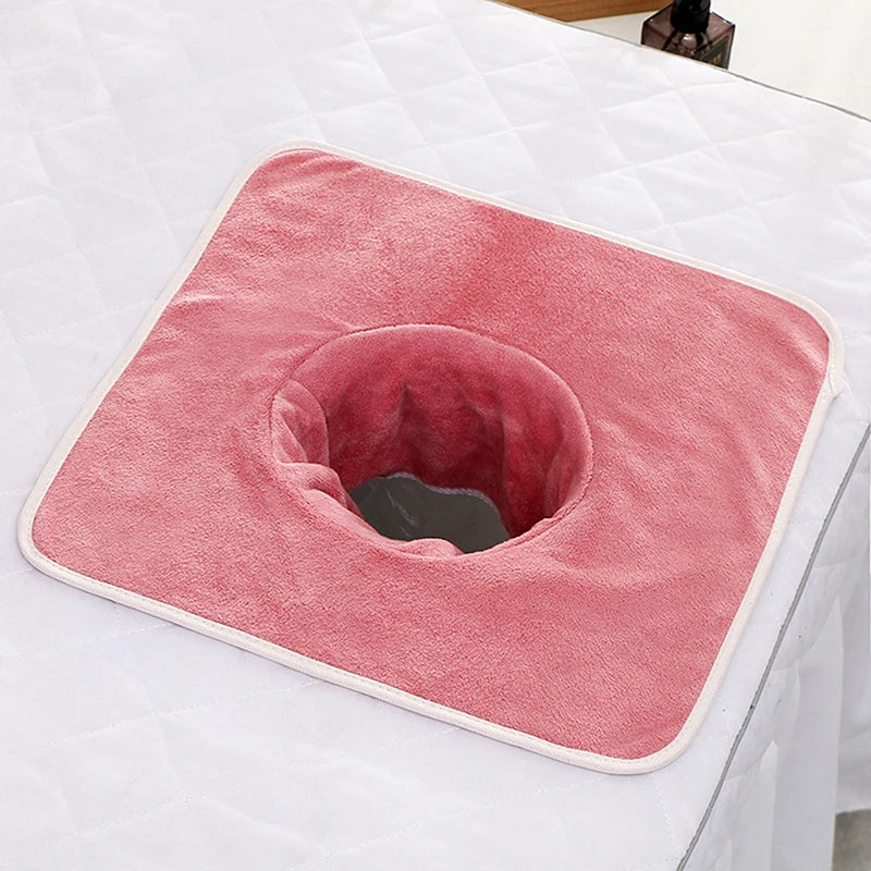 40*80cm Thickened Beauty SPA Massage Table Planking Face Towel With Hole Bed Bandana Beauty World Shop