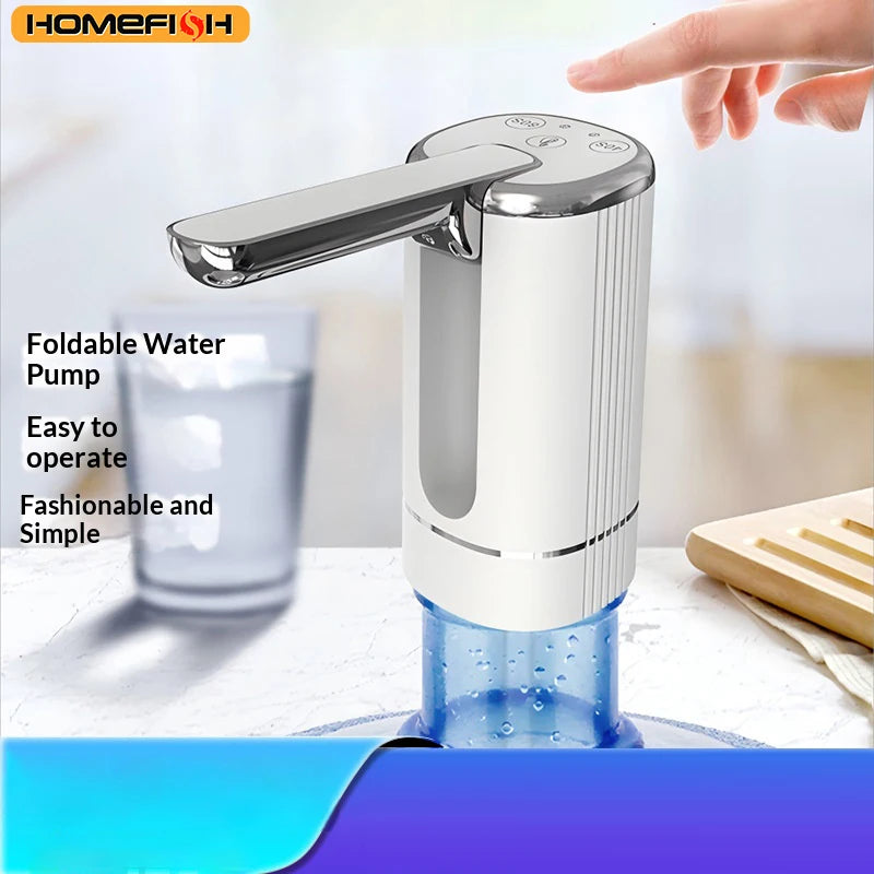 HOMEFISH Electric Household Folding Water Pump Bucket Automatic Water Dispenser Small Water Outlet for Home Use Beauty World Shop