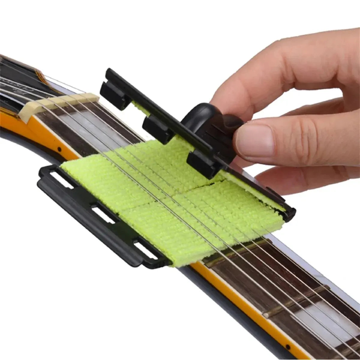Miwayer Guitar String Cleaner Clean Fretboard Cloth Tool for Maintenance and Care of Violin, Bass, Ukulele, Electric Guitars Beauty World Shop