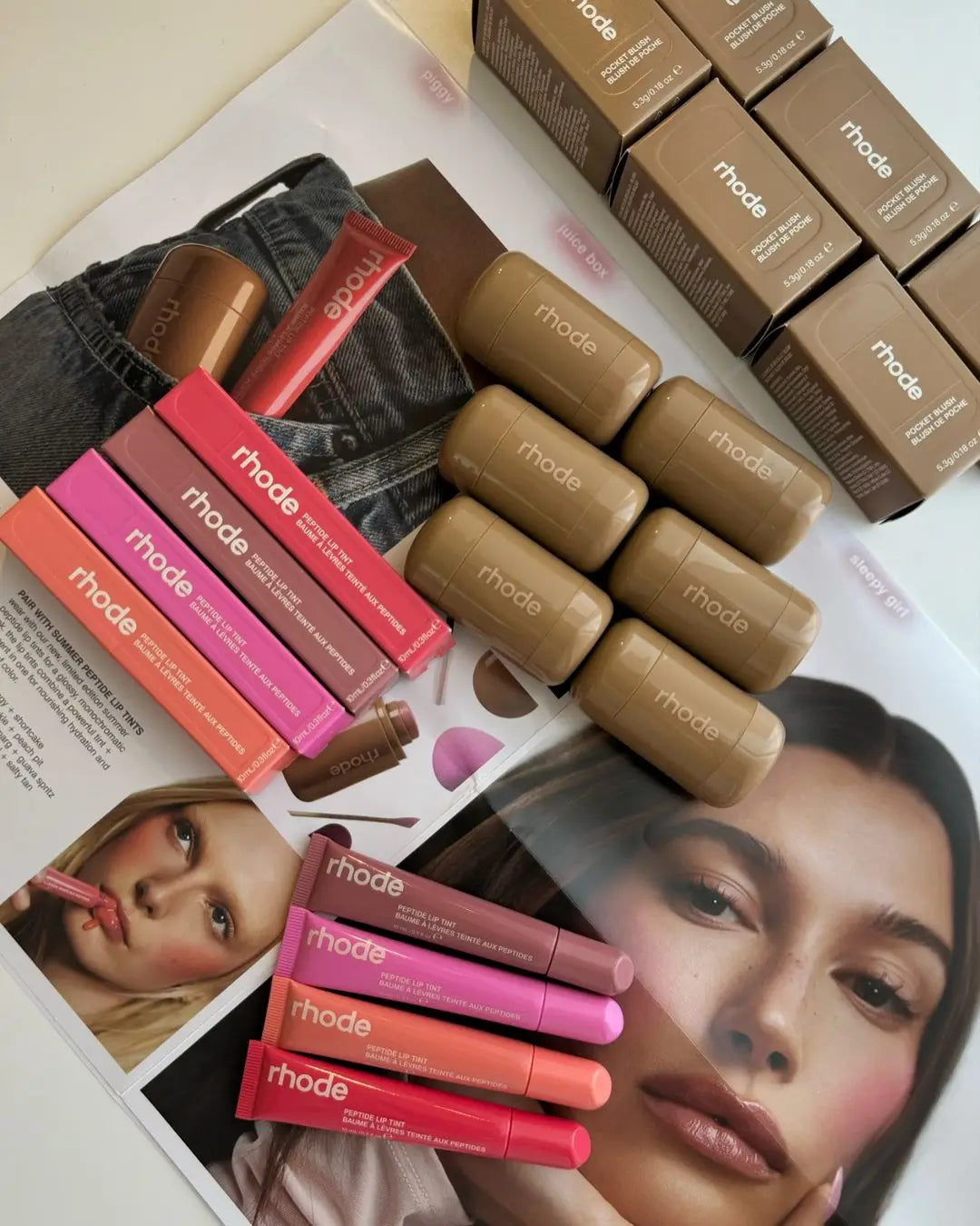 Brand Makeup Blusher Rouge Powder Pocket Blush Lipstick Cheek Hydrating Stick Natural Cream Lip Gloss Cheek Easy Apply Color Beauty World Shop