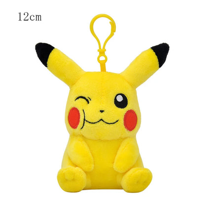 Pikachu Plush Keychain Cartoon Toys Charmander Psyduck Squirtle Snorlax  Doll Kids Kawai Toy Gift 12Cm Beauty World Shop