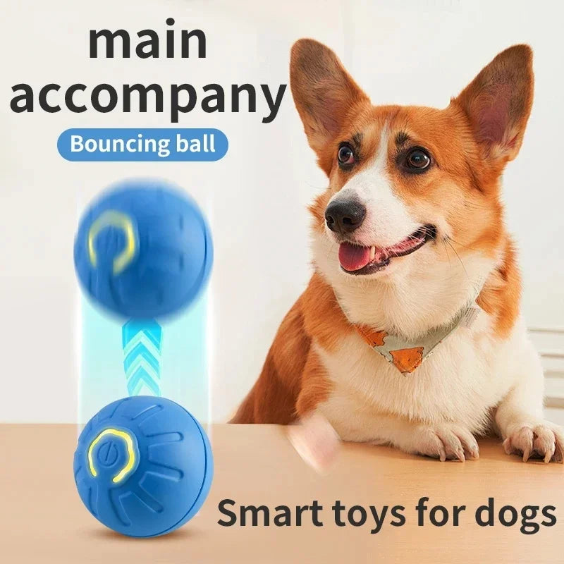 Smart Dog Toy Ball Electronic Interactive Pet Toy Moving Ball USB Automatic Moving Bouncing for Puppy Birthday Gift Cat Products Beauty World Shop