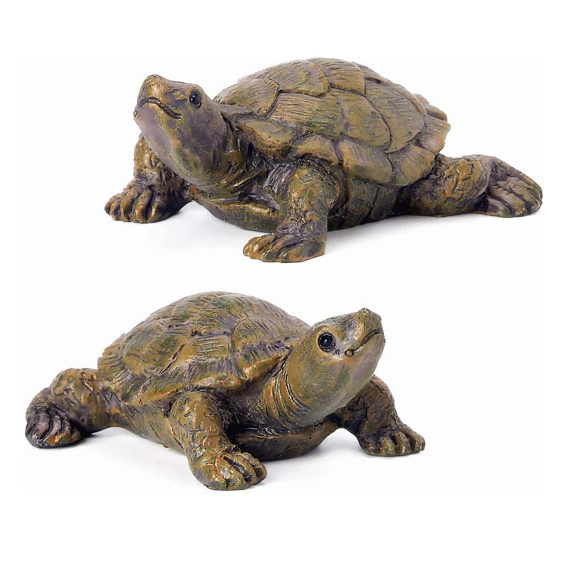 Charming Turtle Statue Mini Turtle Statue Mini Landscape Decoration Perfect For Aquarium Fairy Garden Home Decoration Beauty World Shop