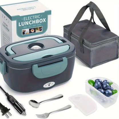 Portable Electric Food Warmer Lunch Box 1.5L 60W - Leak Proof Food Heater for Car, Home, Office & Travel Beauty World Shop